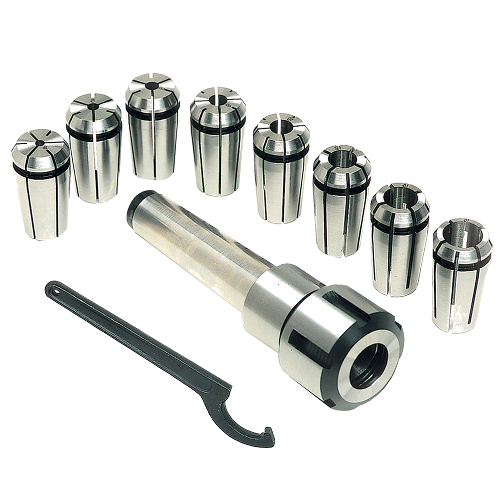 [003-101] Milling Collet Chuck Set, MT2, Metric