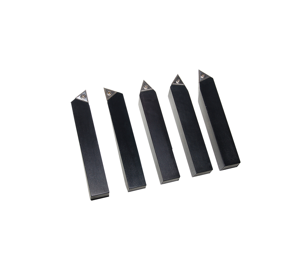 [031-524] Indexable Carbide Lathe Turning Tools, 16mm, 5 pc set