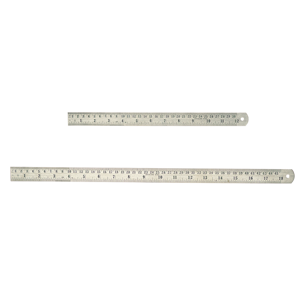 [083-011] FLEXIBLE STEEL RULER, 12" / 300 MM