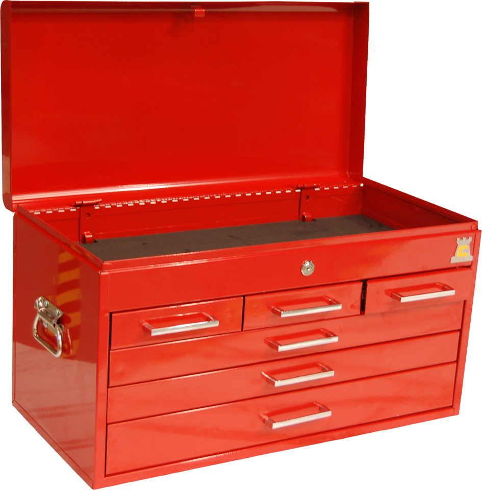 Heavy Duty Toolbox, 6 Drawer