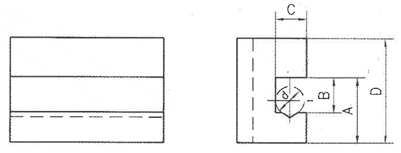 V Turning Tool Holder Diagram