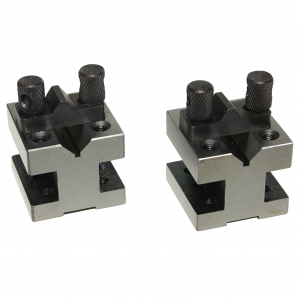 Precision v blocks with clamps