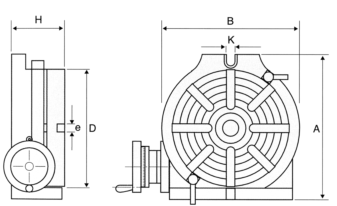 Rotary table diagram