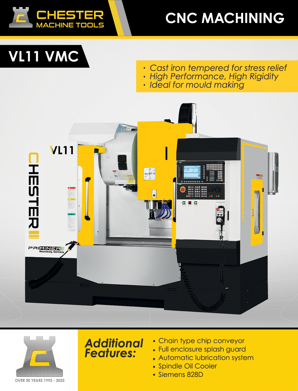 High Performance Vertical Machining Centre