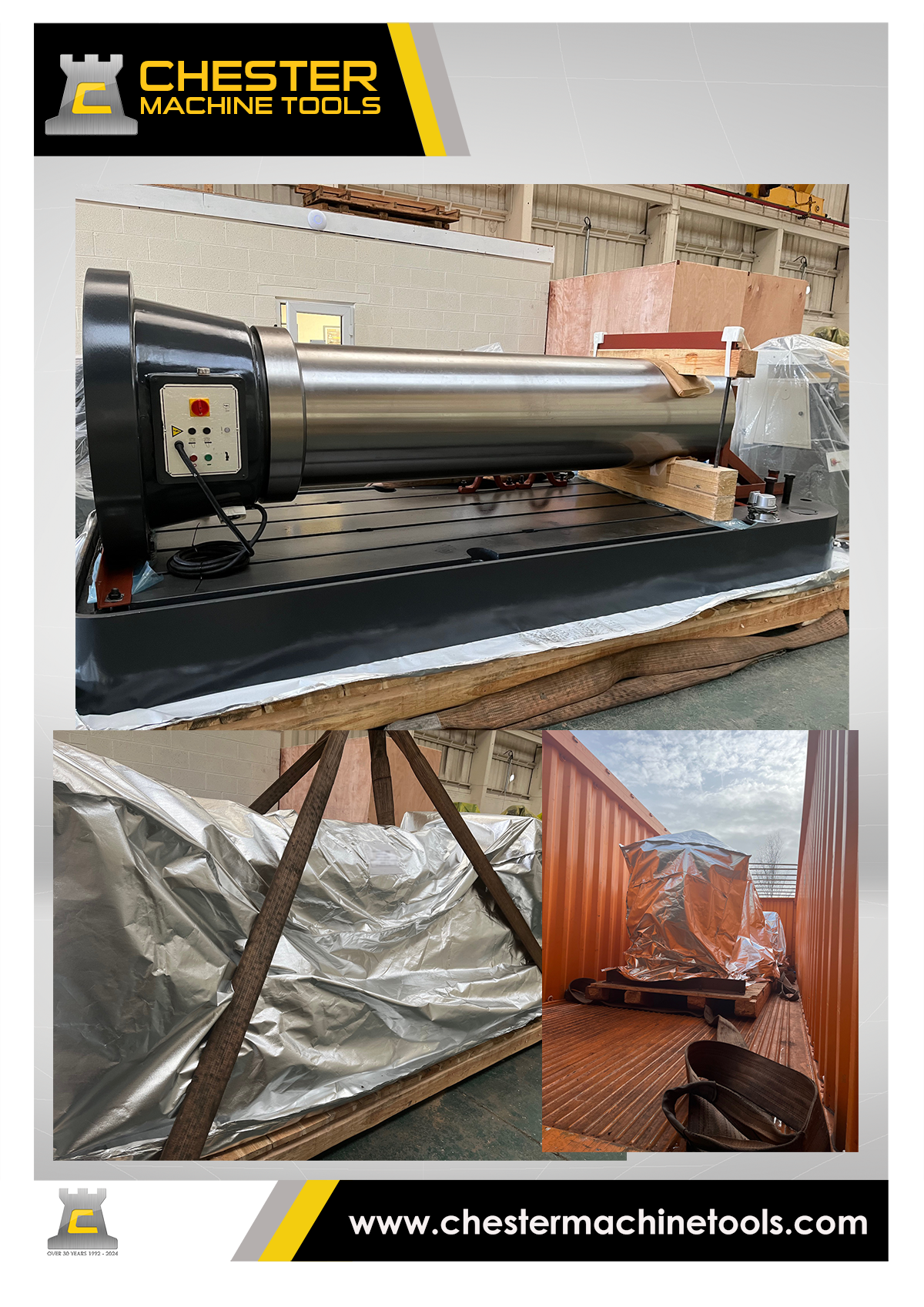 Chester Machine Tools shipping to Peru