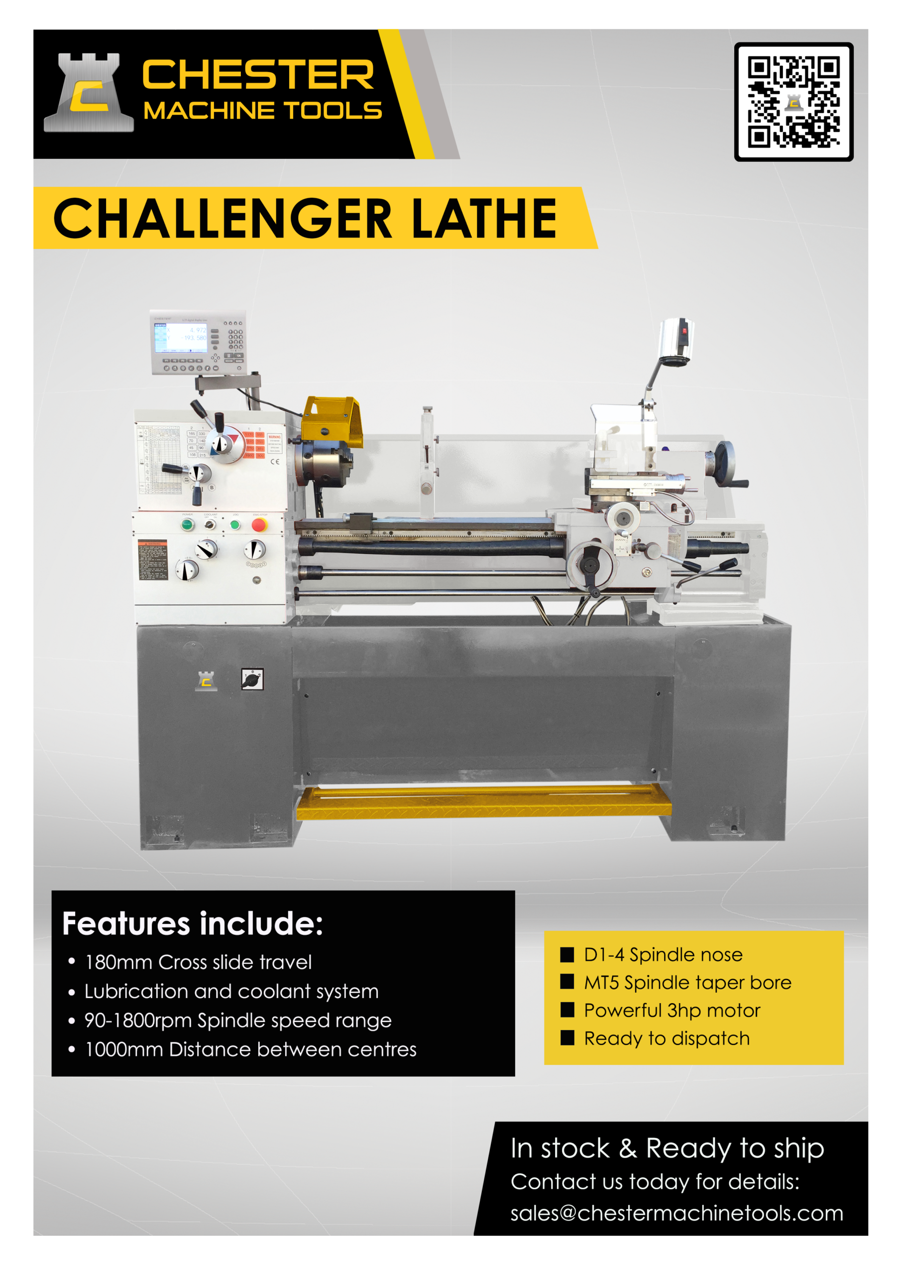 Discover our Challenger Lathe