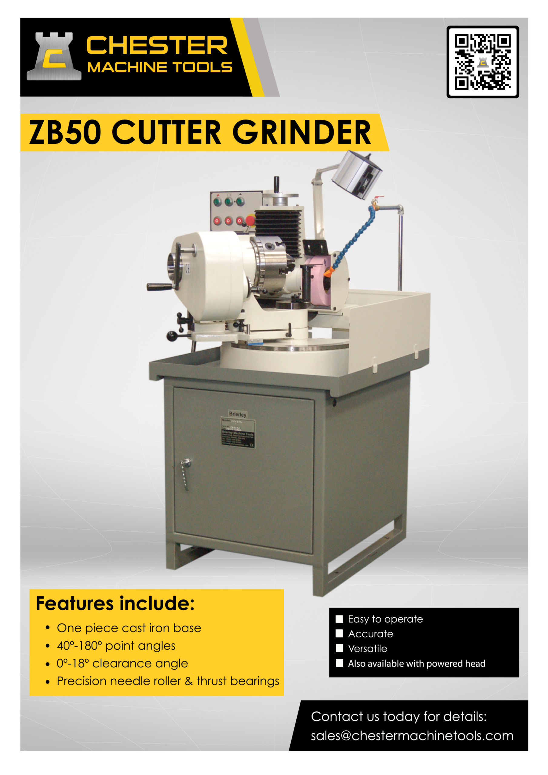 Get perfect drill points with our ZB50