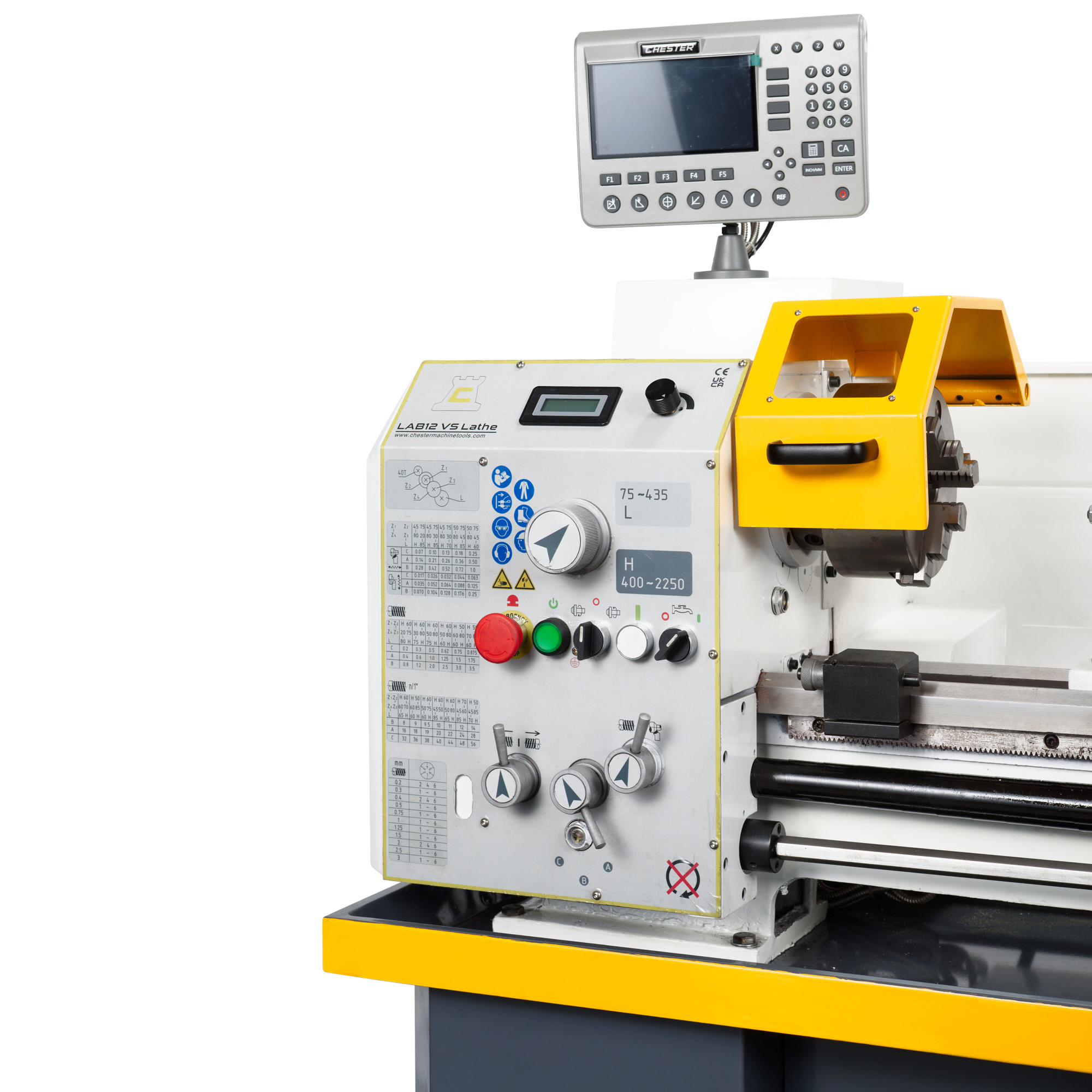 Lab12vs lathe control panels