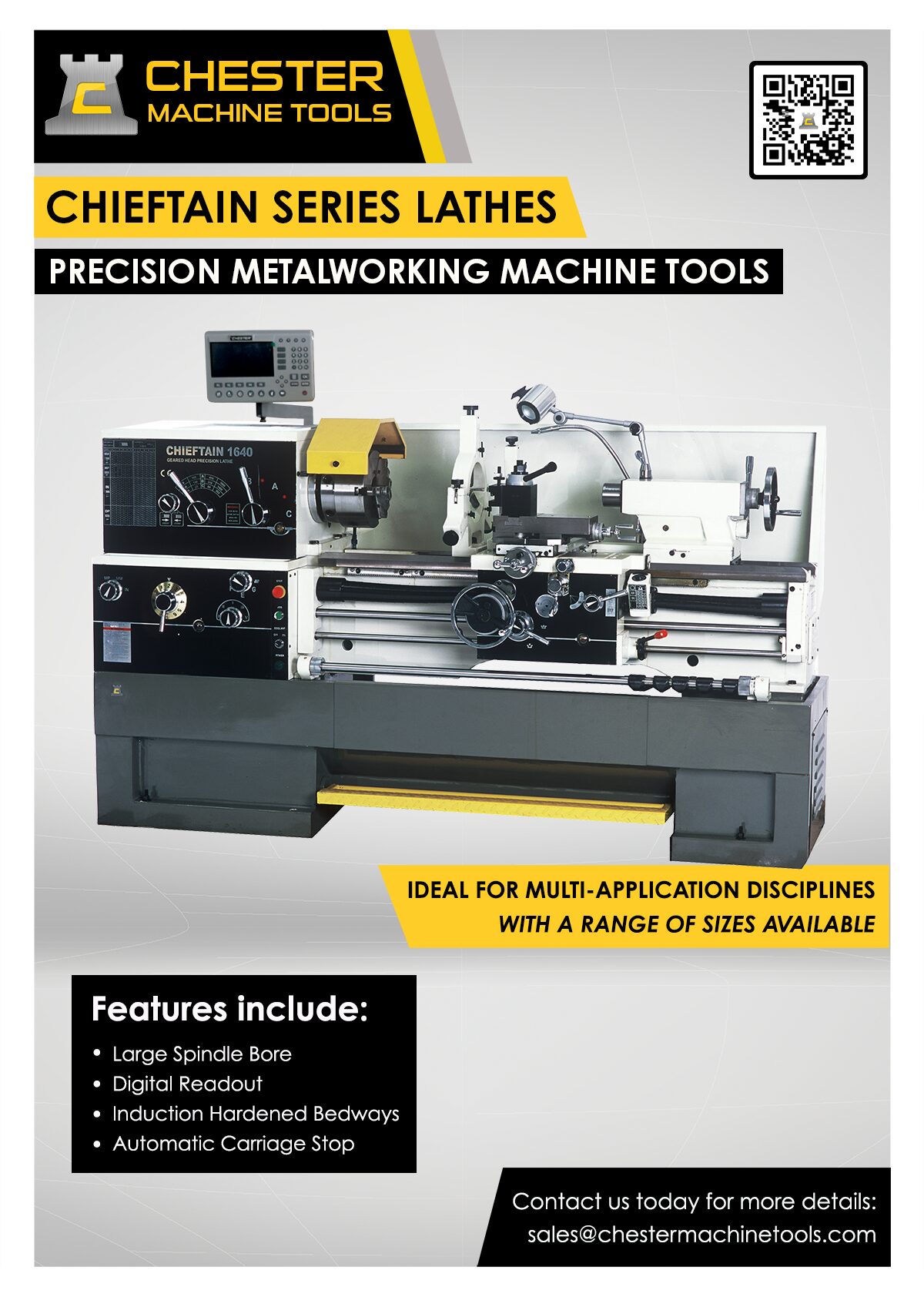 Precision Metalworking with our Chieftain Lathes