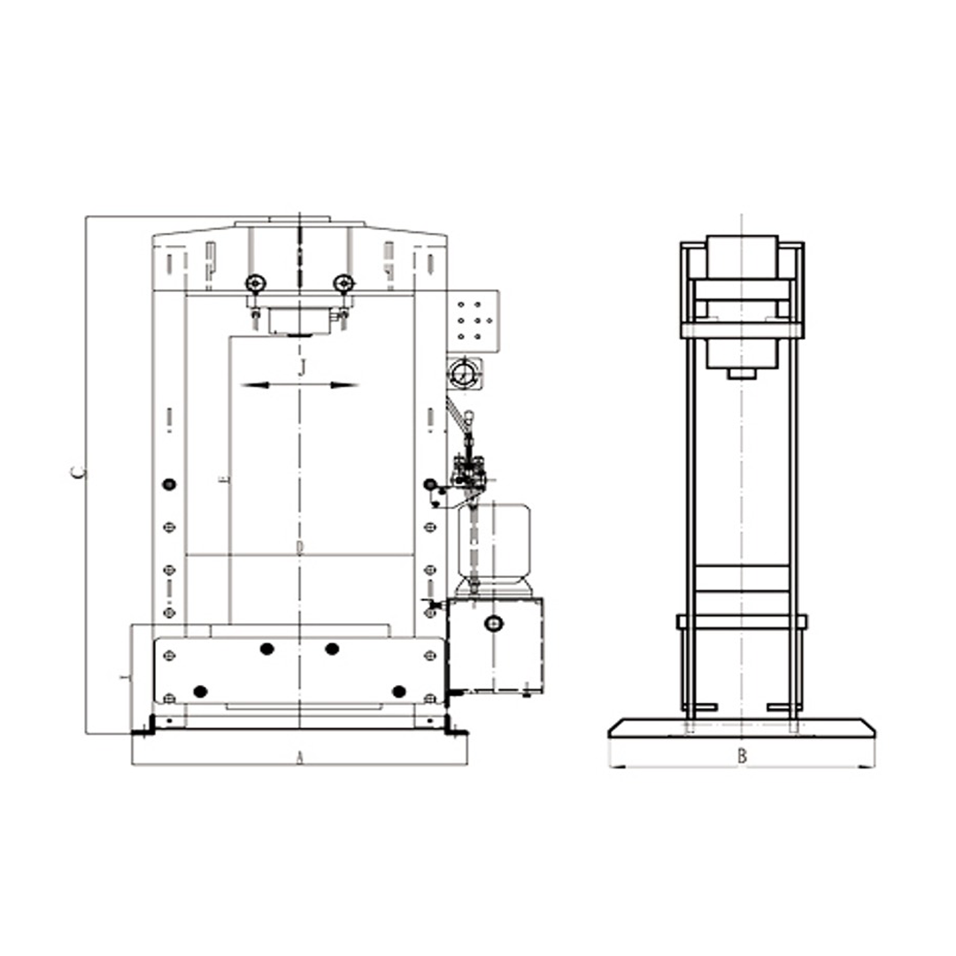 CHESTER WPH SERIES POWERED HYDRAULIC PRESSES - Image 2
