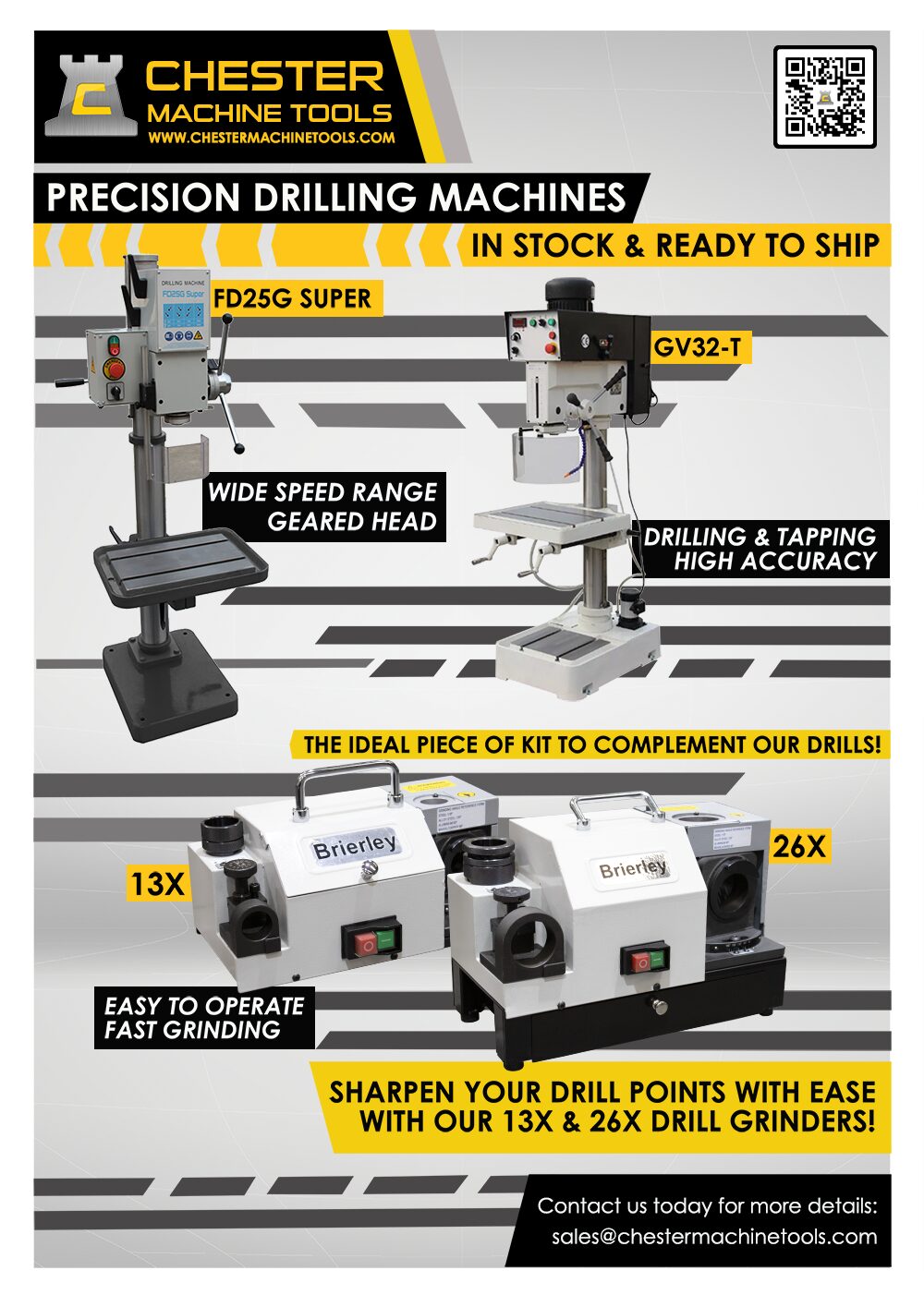 Drill with ease with our machine tools