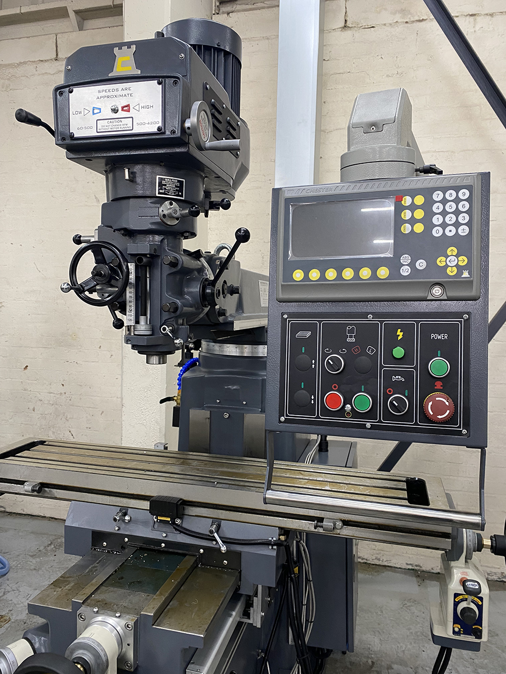 Chester Machine Tools’ New DRO System