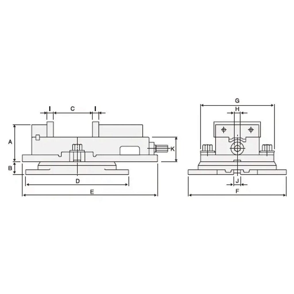 Acculock Vice Diagram