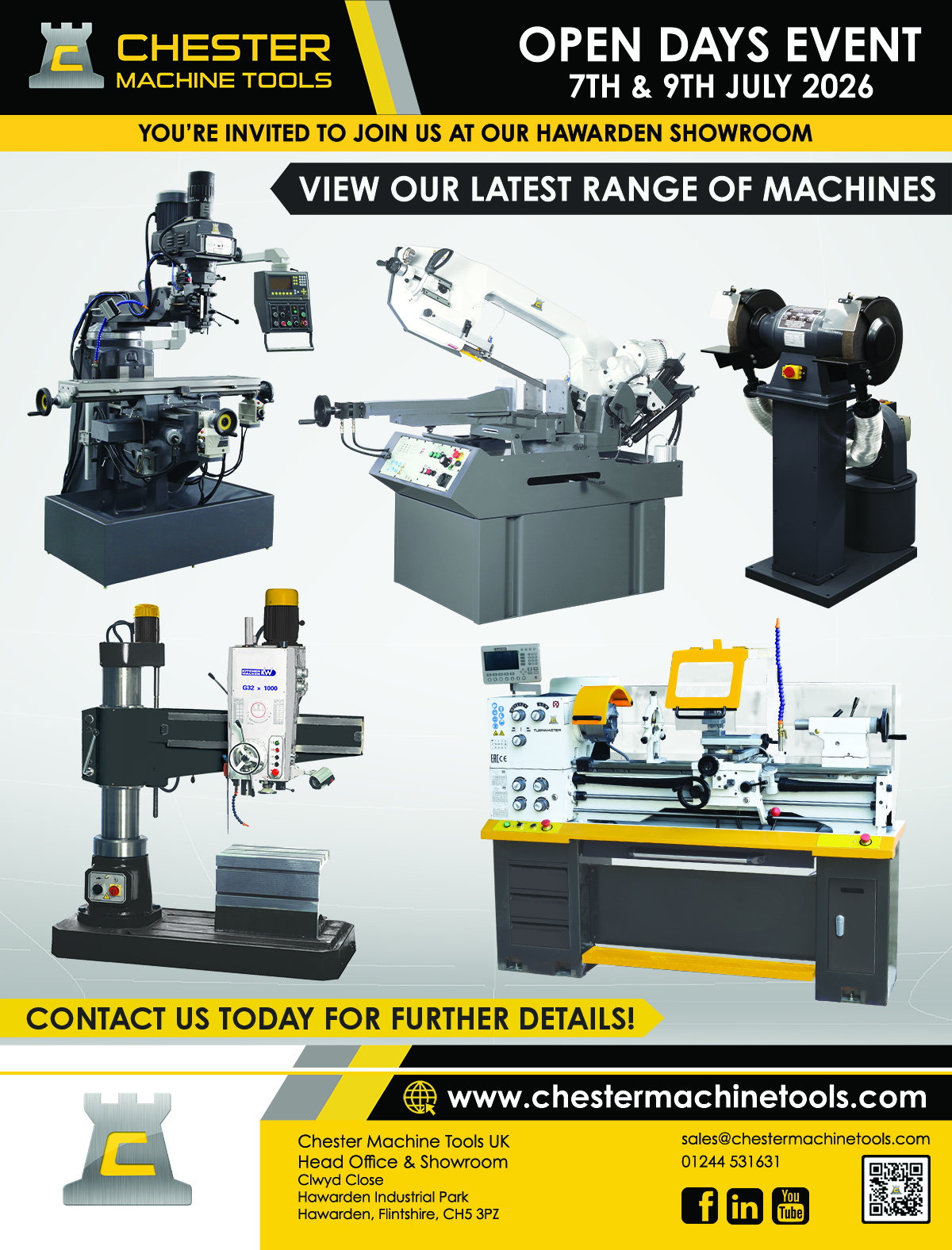 Visit our Hawarden Showroom for our Open Days