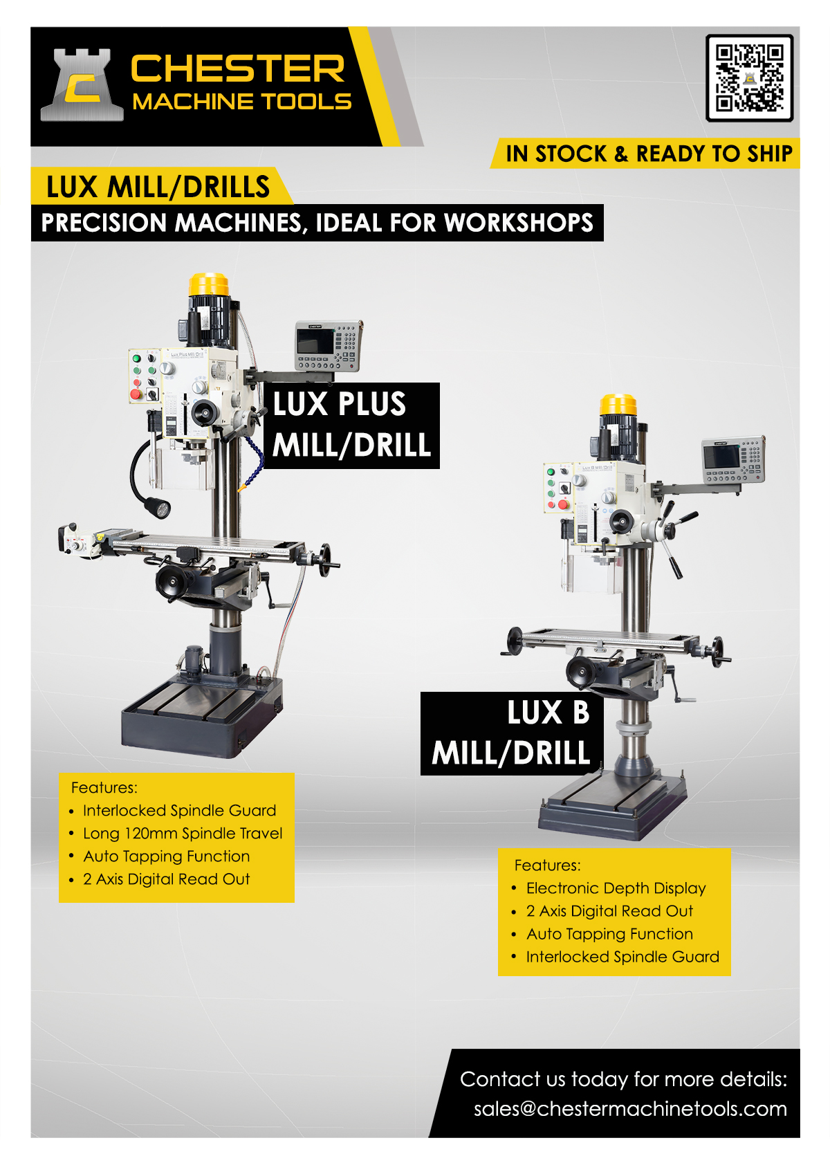 Precision Machining with our Lux Plus Mill/Drill