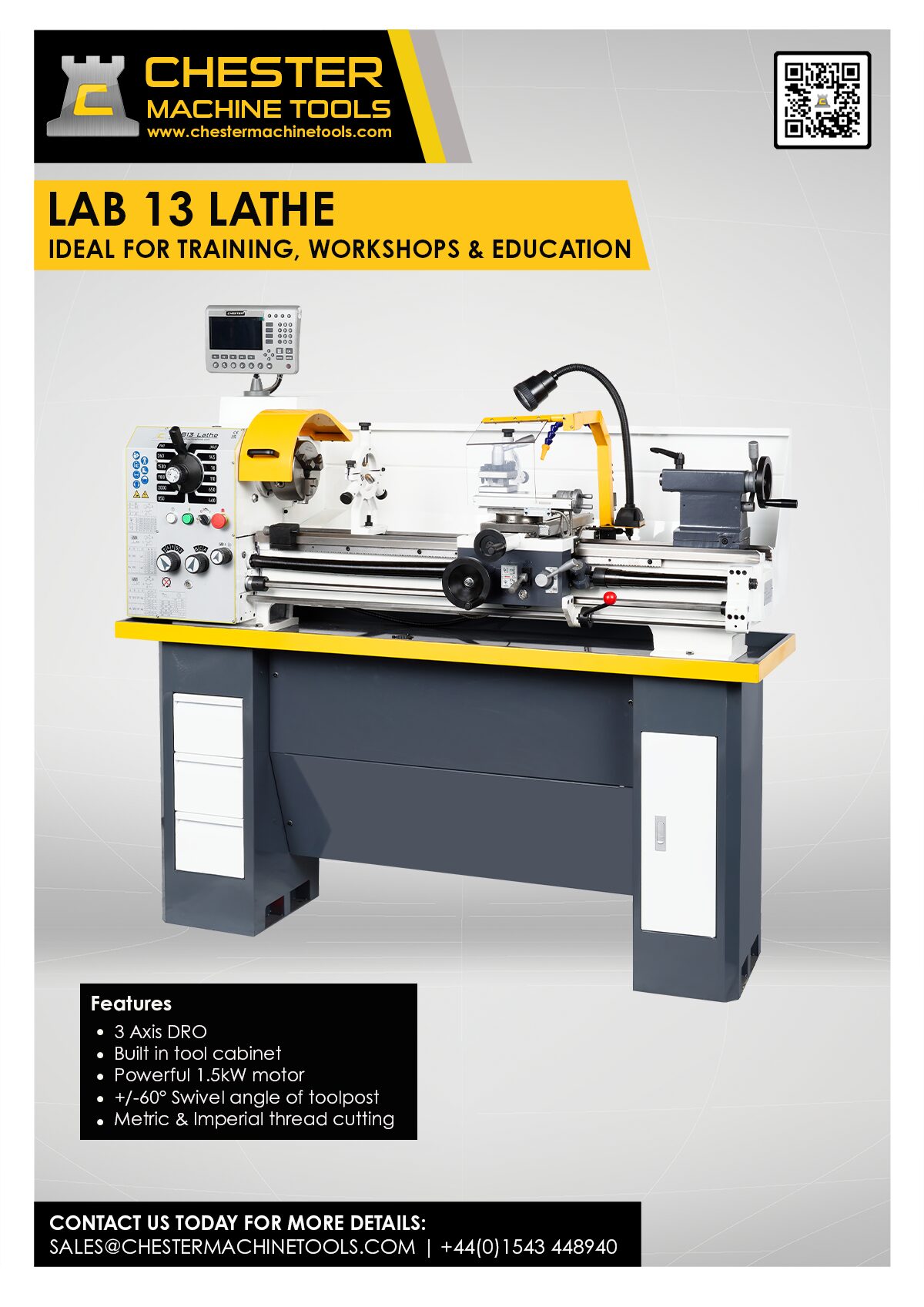 Precision machining with our Lab 13 Lathe
